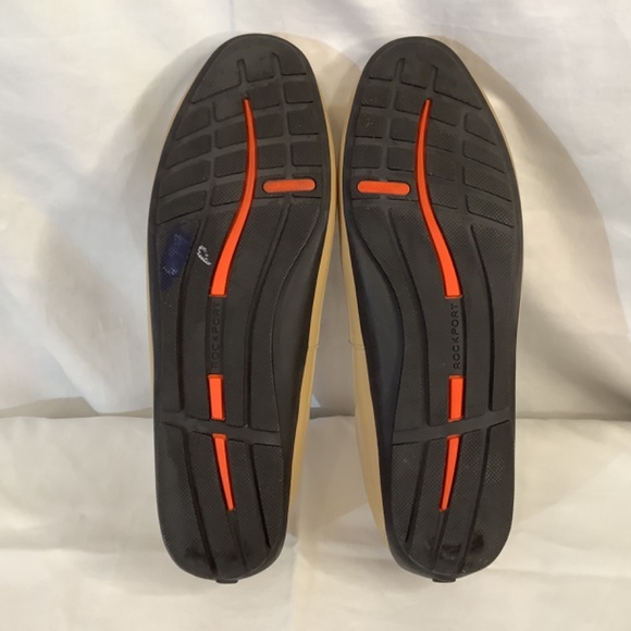 Euc Rockport total Motion taupe flats Loafers Adiprene sz. 9 ladies - Picture 6 of 11